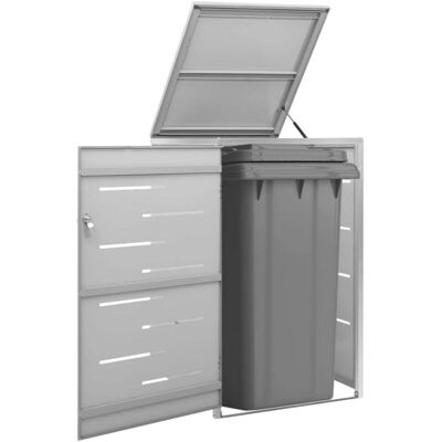 Vidaxl - Cobertizo Para Un Contenedor Basura Acero 69x77,5x112,5 Cm Vidaxl - Cobertizo Para Un Contenedor Basura Acero 69x77,5x112,5 Cm
