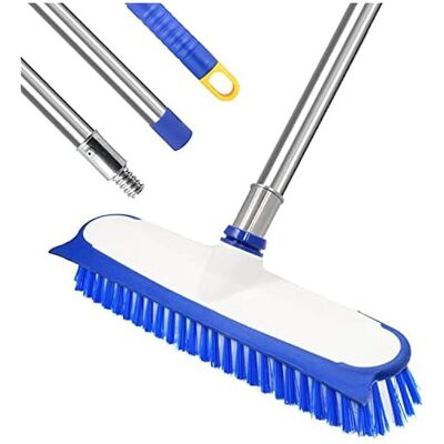 Zolginah Cepillo Para Fregar Suelos Con Mango Largo, 140 Cm Cerdas Rígidas Cepillo Para Fregar Suelos, Cepillo Para Fregar Suelos 2 En 1 Resistente Para Limpiar Cocina, Baño, Patio Zolginah Cepillo Para Fregar Suelos Con Mango Largo, 140 Cm Cerdas Rígidas Cepillo Para Fregar Suelos, Cepillo Para Fregar Suelos 2 En 1 Resistente Para Limpiar Cocina, Baño, Patio