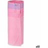 BIGBUY Bolsas de Basura Perfumado Autocierre Rosa Polietileno 15 Unidades 30 l