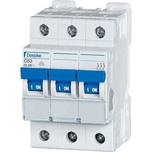 MARKENARTIKEL Doepke Interruptor Modular 3 Polos 63a 400v Tipo C MARKENARTIKEL Doepke Interruptor Modular 3 Polos 63a 400v Tipo C