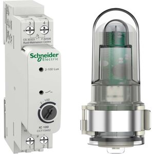 Schneider Electric CCT15482 - Interruptor de luz/Temporizador - Sensor de Lux ajustable Schneider Electric CCT15482 - Interruptor de luz/Temporizador - Sensor de Lux ajustable