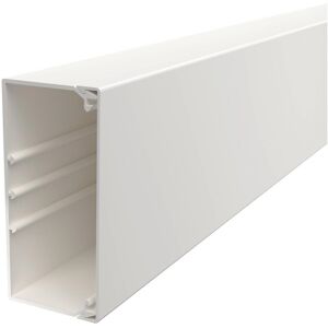 Conducto de cables PVC OBO Bettermann WDK60130RW - 2000mm, Blanco Conducto de cables PVC OBO Bettermann WDK60130RW - 2000mm, Blanco
