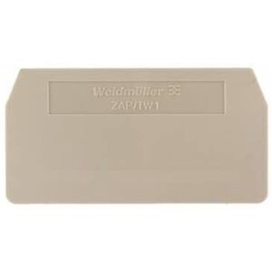 Placa final Weidmüller - Serie Z - Retardante a la llama Placa final Weidmüller - Serie Z - Retardante a la llama