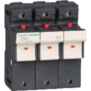 Schneider Electric - Portafusibles - Soporta fusibles 22x58mm - 3P - 125A - Con indicador de fusible - DF223VC Schneider Electric - Portafusibles - Soporta fusibles 22x58mm - 3P - 125A - Con indicador de fusible - DF223VC