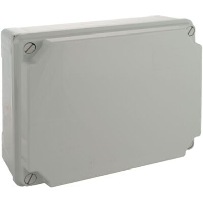 Solera - Caja Estanca Rectangular De Conexión Sin Conos Ip65/ik09 310x240x125mm/320x250x135mm Con Tapa De Cierre Con Tornillos Color Gris Solera - Caja Estanca Rectangular De Conexión Sin Conos Ip65/ik09 310x240x125mm/320x250x135mm Con Tapa De Cierre Con Tornillos Color Gris