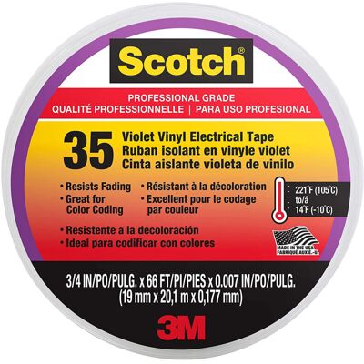 OEM Cinta Aislante Scotch® 35 Violeta OEM Cinta Aislante Scotch® 35 Violeta