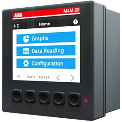 Analizador de red M4M 20 ABB - Digital, Pantalla a color, Bluetooth Analizador de red M4M 20 ABB - Digital, Pantalla a color, Bluetooth