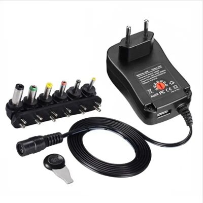 OEM Adaptador De Ca/cc De 3 V, 4,5 V, 5 V, 6 V, 7,5 V, 9 V, 12 V, 2 A, 2,5 A, Fuente De Alimentación Ajustable, Cargador Adaptador Universal Para Tira De Bombillas Led Cctv OEM Adaptador De Ca/cc De 3 V, 4,5 V, 5 V, 6 V, 7,5 V, 9 V, 12 V, 2 A, 2,5 A, Fuente De Alimentación Ajustable, Cargador Adaptador Universal Para Tira De Bombillas Led Cctv