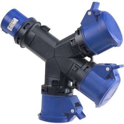 FAMATEL Adaptador Ip-44 3p+t 220v Y 240v 32a FAMATEL Adaptador Ip-44 3p+t 220v Y 240v 32a