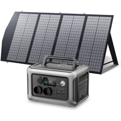 Allpowers R600 Estación de energía portátil - 299Wh LiFePO4, 2x600W, Panel Solar Allpowers R600 Estación de energía portátil - 299Wh LiFePO4, 2x600W, Panel Solar