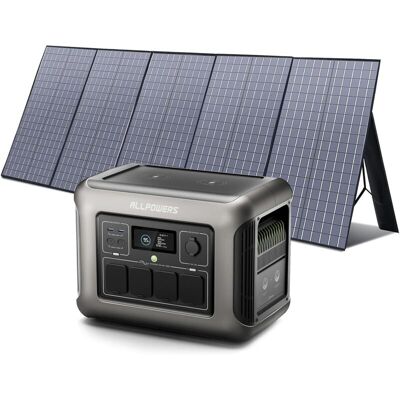 ALLPOWERS - R1500 - 1152Wh - 1800W - Estación de energía ALLPOWERS - R1500 - 1152Wh - 1800W - Estación de energía