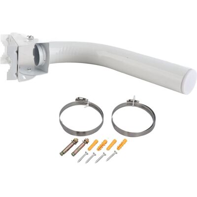 INEASICER Antena Satelital J Kit De Montaje En Poste Instalación En Pared De Techo Soporte De Montaje Para Exteriores INEASICER Antena Satelital J Kit De Montaje En Poste Instalación En Pared De Techo Soporte De Montaje Para Exteriores