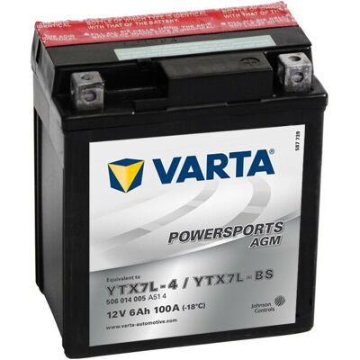 Varta - Batería Ytx7l-bs 12v 6ah Varta - Batería Ytx7l-bs 12v 6ah