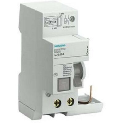 Siemens 5SM2322-0 - Bloque diferencial 0.3-40A 2P 30mA 230V Siemens 5SM2322-0 - Bloque diferencial 0.3-40A 2P 30mA 230V