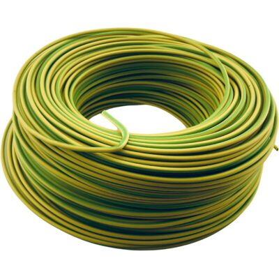 OEM Cable De Instalación H07v-k (lgy) 1,5 Mm² Trenzado Amarillo-verde 100 M OEM Cable De Instalación H07v-k (lgy) 1,5 Mm² Trenzado Amarillo-verde 100 M