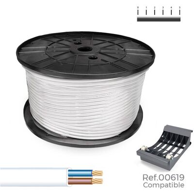 Edm - Cable Eléctrico Manguera Sediles Blanco 300 M Bobina - Marca: Sediles - Ean: 8435734703965 Edm - Cable Eléctrico Manguera Sediles Blanco 300 M Bobina - Marca: Sediles - Ean: 8435734703965