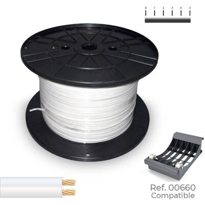 Edm - Cable Paralelo Sediles Blanco 500 M Bobina - Marca: Sediles - Ean: 8435734703798 Edm - Cable Paralelo Sediles Blanco 500 M Bobina - Marca: Sediles - Ean: 8435734703798