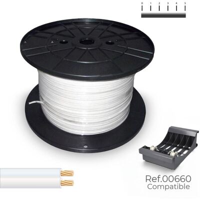 Edm - Cable Paralelo Sediles Blanco 300 M Bobina - Marca: Sediles - Ean: 8435734703989 Edm - Cable Paralelo Sediles Blanco 300 M Bobina - Marca: Sediles - Ean: 8435734703989