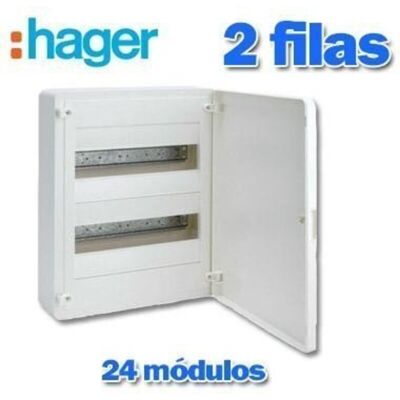 Hager VS212PE Cuadro eléctrico superficie 24 módulos Hager VS212PE Cuadro eléctrico superficie 24 módulos
