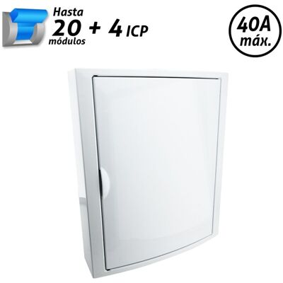 Solera - Caja De Icp Y Distribución Hasta 40a Superficie 4 + 20 Módulos Arelos Solera - Caja De Icp Y Distribución Hasta 40a Superficie 4 + 20 Módulos Arelos
