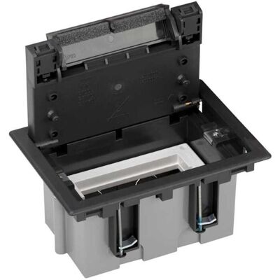 Caja Suelo 70mm 1 Módulo Grafito Simon 52050001-038 Caja Suelo 70mm 1 Módulo Grafito Simon 52050001-038