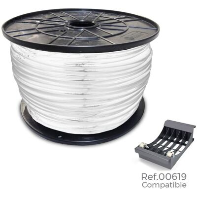 Edm - E3/28979 Carrete Manguera Acrilica 3x2,5mm Blanca 150mts (bobina Grande Ø400x200mm) Edm - E3/28979 Carrete Manguera Acrilica 3x2,5mm Blanca 150mts (bobina Grande Ø400x200mm)
