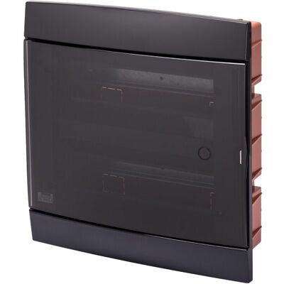Gewiss - Instalación Central Para Mobiliario 24 Módulos Color Negro Gw40233tn Gewiss - Instalación Central Para Mobiliario 24 Módulos Color Negro Gw40233tn
