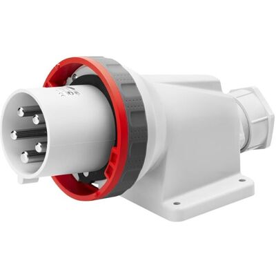Gewiss - Enchufe Fijo De Pared 3p+n+e 63a Ip67 Rojo 380v Gw61453 Gewiss - Enchufe Fijo De Pared 3p+n+e 63a Ip67 Rojo 380v Gw61453