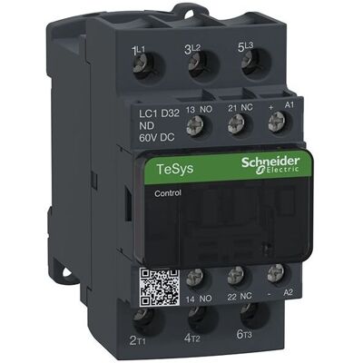 Schneider Electric Contactor De Potencia Tesys D 3p Ac-3 32a Bobina Standard 60vcc Lc1d32nd De Schneider Schneider Electric Contactor De Potencia Tesys D 3p Ac-3 32a Bobina Standard 60vcc Lc1d32nd De Schneider