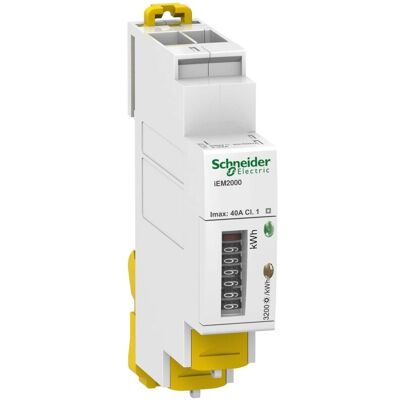 Medidor de energía Schneider Electric A9MEM2000 - Monofásico, MID Medidor de energía Schneider Electric A9MEM2000 - Monofásico, MID