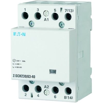 Eaton Z-SCH230/63-04 Contacto - 230V, 63A, 4 NC contactos Eaton Z-SCH230/63-04 Contacto - 230V, 63A, 4 NC contactos