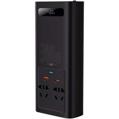 OEM Convertidor De Voltaje Para Automóvil 12 V - 220 V Igbt 300 W (enchufe Cn/ue) Negro OEM Convertidor De Voltaje Para Automóvil 12 V - 220 V Igbt 300 W (enchufe Cn/ue) Negro