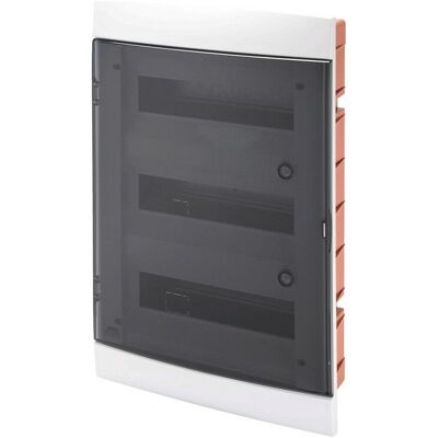 Centralino Empotrado Gewiss 36+3 Módulos 3 Filas Ip40 Con Puerta Ahumada Gw40239tb Centralino Empotrado Gewiss 36+3 Módulos 3 Filas Ip40 Con Puerta Ahumada Gw40239tb