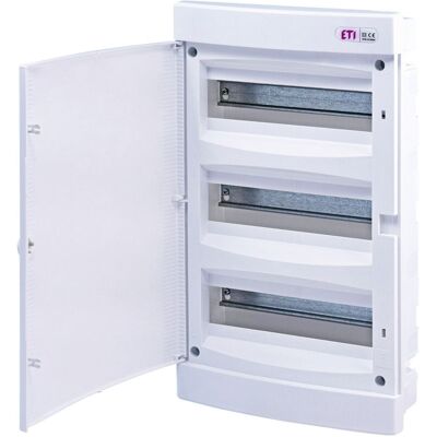 Eti Cuadro De Distribución De Empotrar 36 Módulos Ip40 Puerta Blanca Ecm36po-s Eti Cuadro De Distribución De Empotrar 36 Módulos Ip40 Puerta Blanca Ecm36po-s