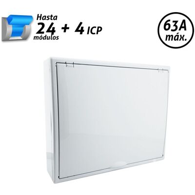 Solera - Caja De Icp Y Distribución Hasta 63a Superficie 4 + 24 Módulos Arelos Solera - Caja De Icp Y Distribución Hasta 63a Superficie 4 + 24 Módulos Arelos