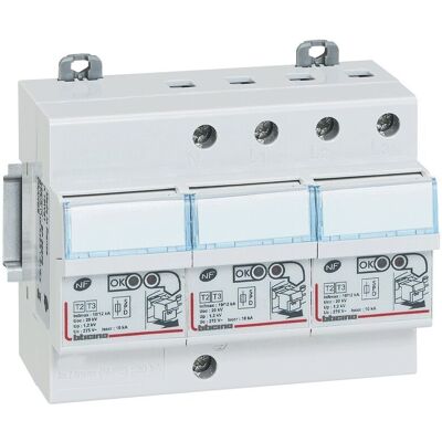 Descargador De Sobretensiones Autoprotegido Bticino 10ka 3p+n F10hp4 Descargador De Sobretensiones Autoprotegido Bticino 10ka 3p+n F10hp4