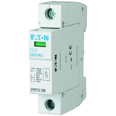 Eaton SPBT12-280/1 Protector contra sobretensiones - T1+T2 - 280V AC Eaton SPBT12-280/1 Protector contra sobretensiones - T1+T2 - 280V AC