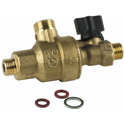 DIFF Disconnettore M1/4 - Lg 92 + Rubinetto DIFF Disconnettore M1/4 - Lg 92 + Rubinetto