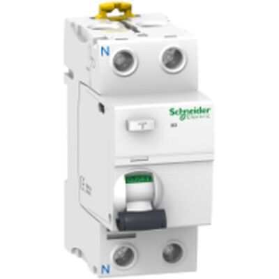 Schneider Acti9, Iid Interrupteur Différentiel 2p 25a 300ma Type Ac - A9r44225 Schneider Acti9, Iid Interrupteur Différentiel 2p 25a 300ma Type Ac - A9r44225
