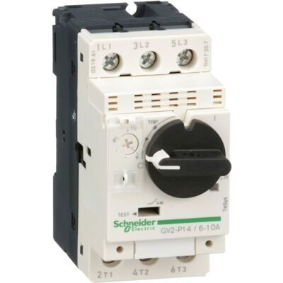 Schneider Electric - Telemecanique Gv2p14 Disyuntor Motor 6 A 10a 3p Gatillo 3d - Gris Schneider Electric - Telemecanique Gv2p14 Disyuntor Motor 6 A 10a 3p Gatillo 3d - Gris