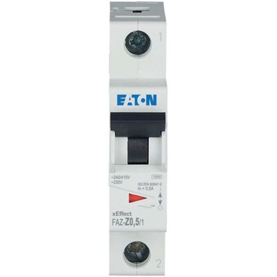 Eaton Electric GmbH FAZ-Z0.5/1 Interruptor diferencial - 1 polo, Z, 0,5A Eaton Electric GmbH FAZ-Z0.5/1 Interruptor diferencial - 1 polo, Z, 0,5A