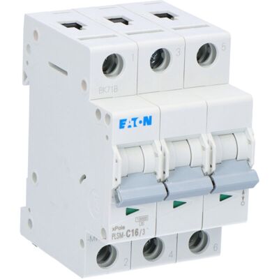 Interruptor Eaton 3P 16A Curva C - Montaje en DIN Interruptor Eaton 3P 16A Curva C - Montaje en DIN