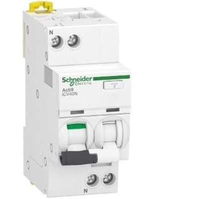 Schneider Electric Interruptor Diferencial Acti 9 40a 30ma 1 Polo Ac Con Protección Rcbo. Schneider Electric Interruptor Diferencial Acti 9 40a 30ma 1 Polo Ac Con Protección Rcbo.