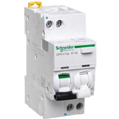 Schneider Electric A9D07610 - Interruptor diferencial - 10A, B, 30mA - IP20 Schneider Electric A9D07610 - Interruptor diferencial - 10A, B, 30mA - IP20