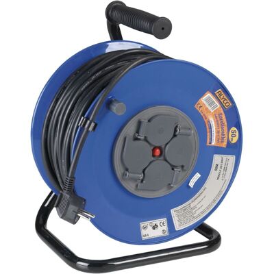 Enrollacables De 3x1,5mm Alyco 25m Ip40 (con Tapa De Seguridad) Enrollacables De 3x1,5mm Alyco 25m Ip40 (con Tapa De Seguridad)