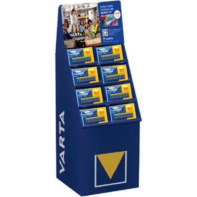 Varta - Expositor Promocional Longlife Power 8+4, 89 Packs (50 Packs Aa + 39 Packs Aaa) Varta - Expositor Promocional Longlife Power 8+4, 89 Packs (50 Packs Aa + 39 Packs Aaa)