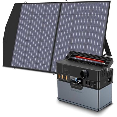 Allpowers - S300 Plus Central Eléctrica Portátil De 288 Wh/300 W Con 1 Panel Solar Plegable De 100 W, Fuente De Alimentación De Respaldo De Litio Para Acampar Y Pescar Al Aire Libre Allpowers - S300 Plus Central Eléctrica Portátil De 288 Wh/300 W Con 1 Panel Solar Plegable De 100 W, Fuente De Alimentación De Respaldo De Litio Para Acampar Y Pescar Al Aire Libre