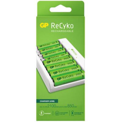 Gp Batteries - Gp El Cargador Recyko Charge 10 Ultra Fast Es El Cargador De Batería Recargable Nimh Más Rápido Del Mundo, Negro Gp Batteries - Gp El Cargador Recyko Charge 10 Ultra Fast Es El Cargador De Batería Recargable Nimh Más Rápido Del Mundo, Negro
