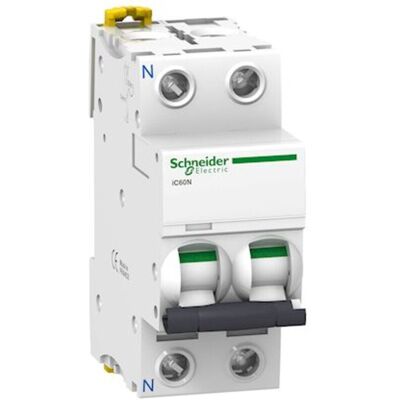 Schneider Electric - Acti9, Ic60n Disjoncteur 1p+n 4a Courbe C - A9f74604 Schneider Electric - Acti9, Ic60n Disjoncteur 1p+n 4a Courbe C - A9f74604