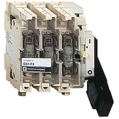 Schneider Electric - Tesys Gs1 - Bloc De Base Interrupteur-sectionneur Fusible - 3p+n 3f - Nfc - 32a - Gs1dd4 Schneider Electric - Tesys Gs1 - Bloc De Base Interrupteur-sectionneur Fusible - 3p+n 3f - Nfc - 32a - Gs1dd4